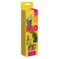 Палочки для попугаев с тропическими фруктами упаковка