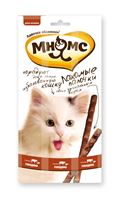 Лакомые палочки для кошек говядина-печень 10 шт в упаковке